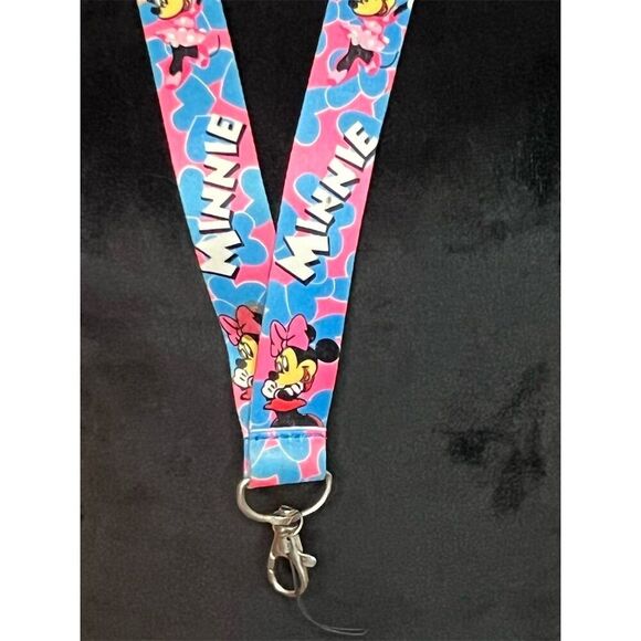 Disney Minnie Mouse Pin Trading Lanyard/ Badge Holder - Picture 3 of 3